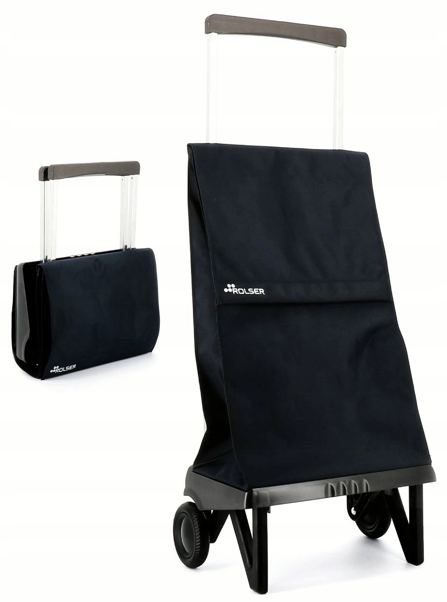 Rolser Plegamatic Original Mf nákupní skládací taška na kolečkách, černá