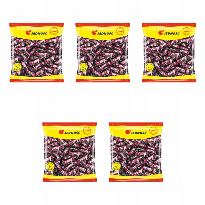 Jedność Karmelki Coffee 1kg X5
