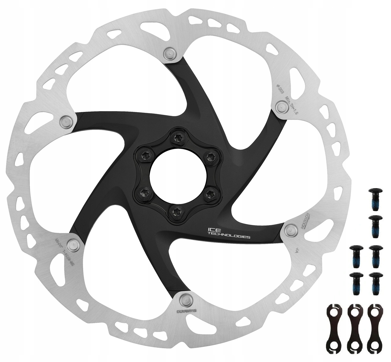 tarcza hamulcowa Shimano Xt sm-rt86 ice 203mm Is