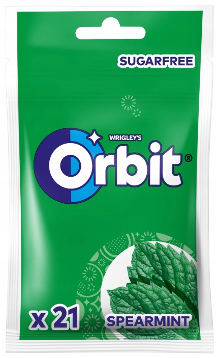 22 x Guma Wrigley Orbit Spearmint saszetka 29g