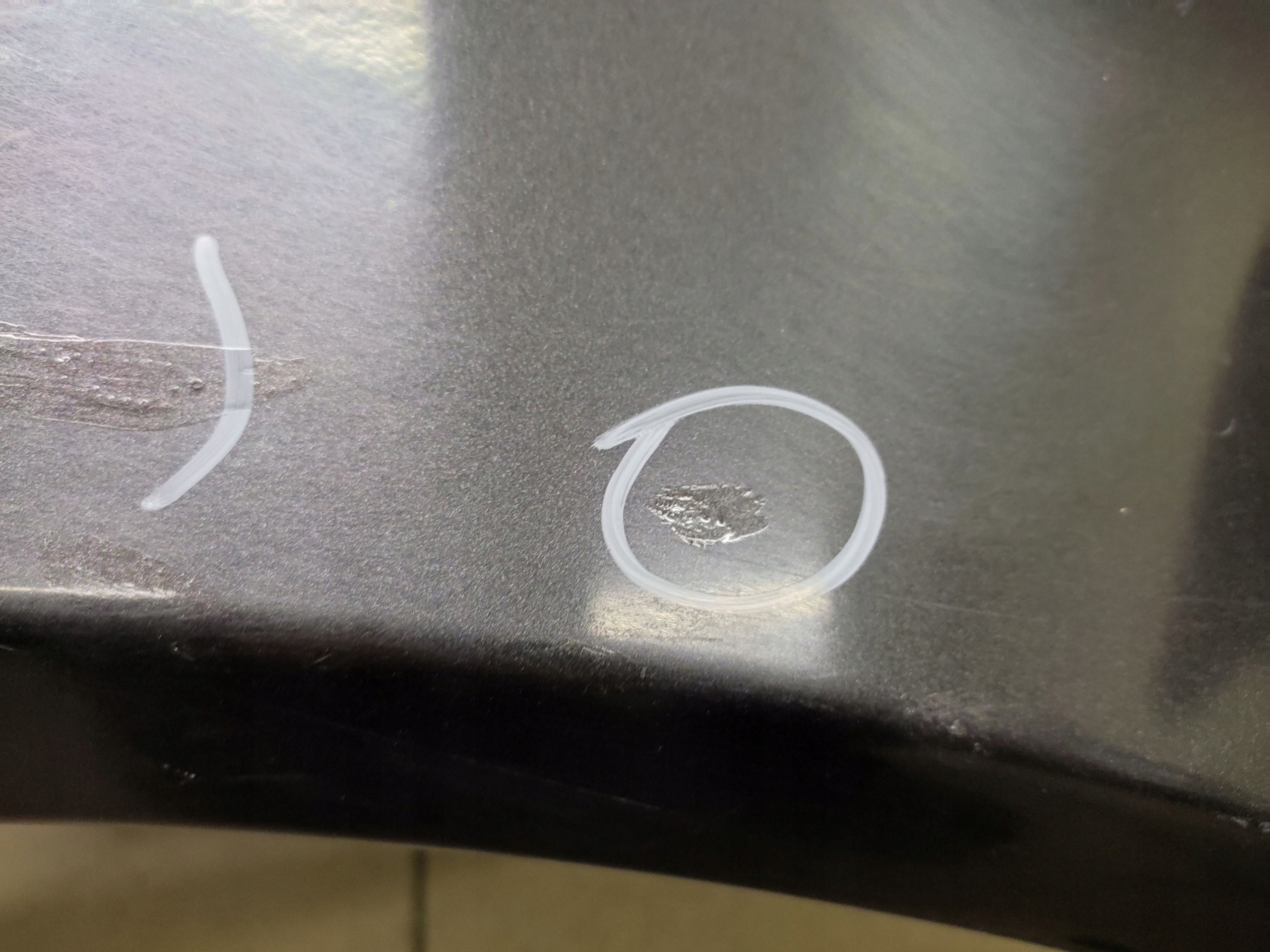 MERCEDES A-class fender right front paint 195