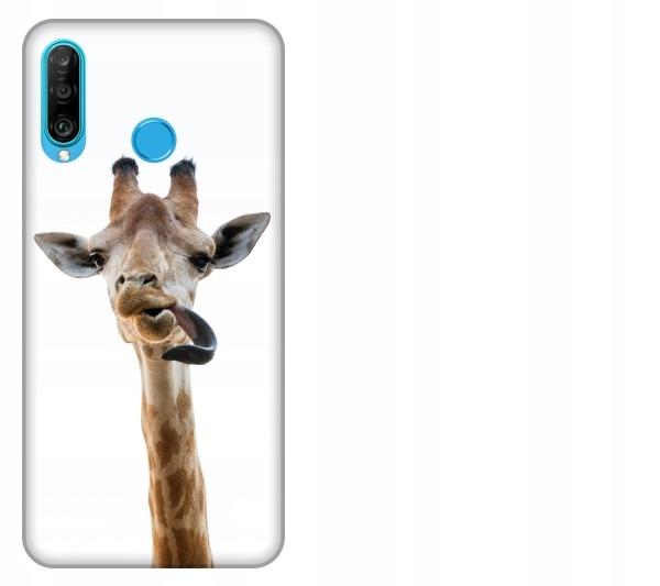 

Etui pokrowiec Huawei P30 Lite Zyrafa smieszne zwi