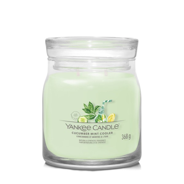 Chladivá vonná Yankee Candle Cucumber Mint 368 g