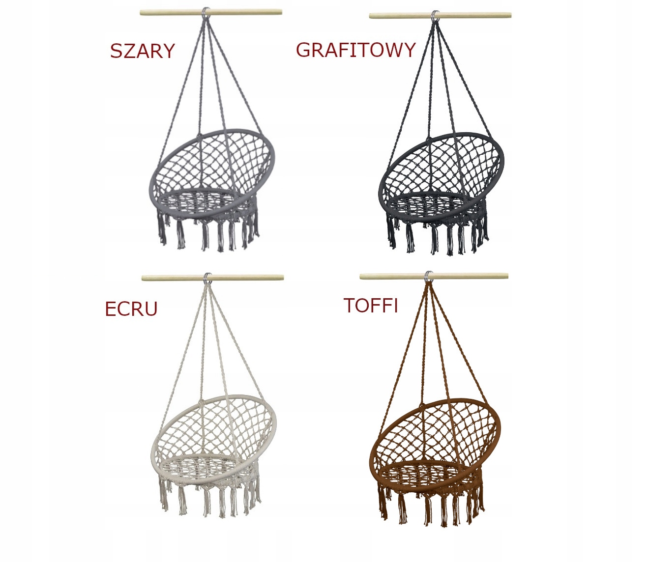 HUŚTAWKA OGRODOWA FOTEL WISZĄCY BOCIANIE GNIAZDO + PODUSZKA WODOODPORNA Materiał wykonania metal tkanina