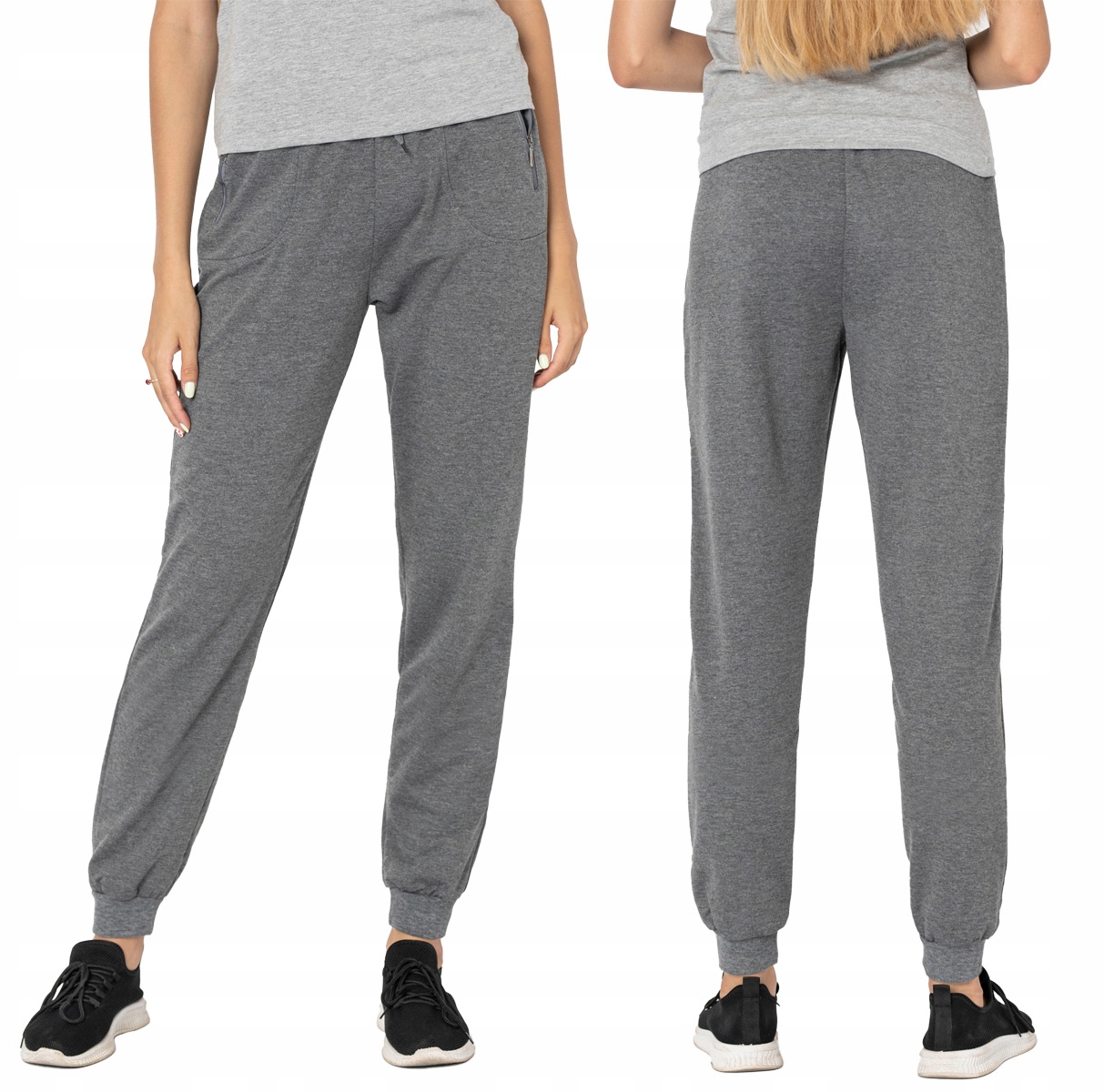 

Spodnie Dresowe Dresy Damskie Ściągacz 5477-04 3XL