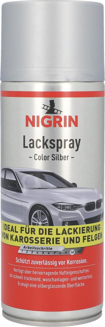 Nigrin Lakier Samochodowy Spray Srebrny 400ML