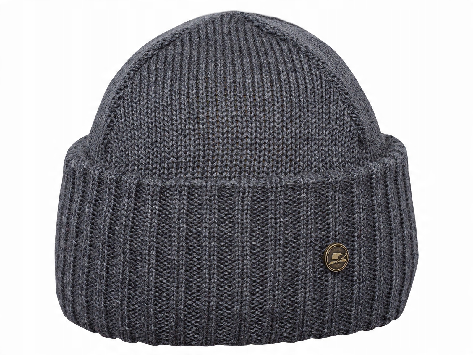 

Zimowa Beanie Czapka Orso Z Wełny Merynosa Szara