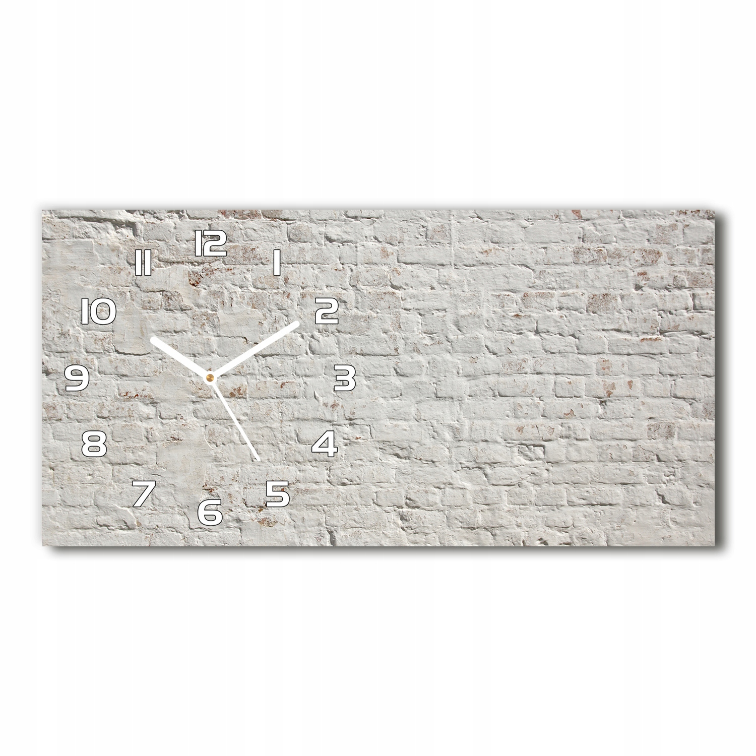 

Zegar ścienny szklany cichy Ceglana ściana 60x30cm