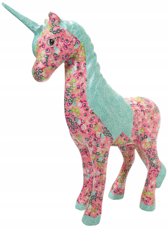 Papírová Figurka pro samostatnou dekoraci Decoupage Jednorožec Velikost L