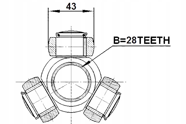 FEBEST TRIPOID FORD MONDEO CA2 2007-2014 EU Producent części Febest