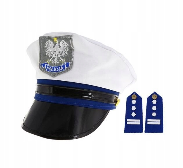 

Czapka Policjant Drogówka oficer Policji rozmiar S