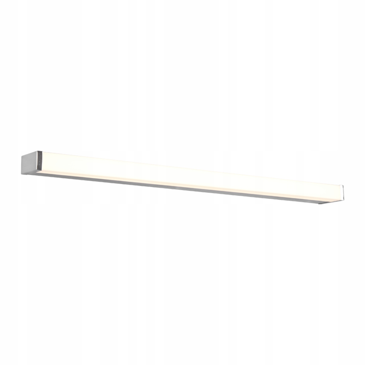 Moderná podlhovastá kúpeľňová nástenná lampa strieborná Led 80 cm IP44 Trio