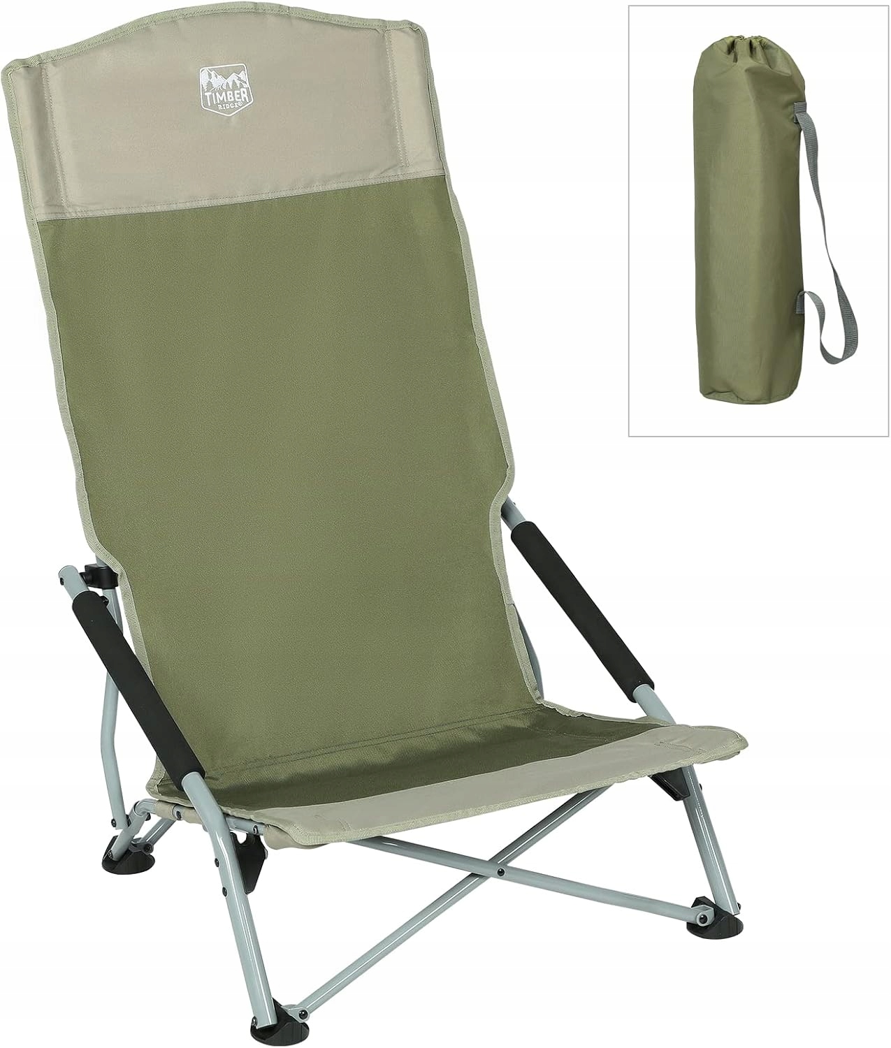 Skladacia Záhradná Stolička Timberridge S Operadlom, Kempingová, Rybárska, Pro