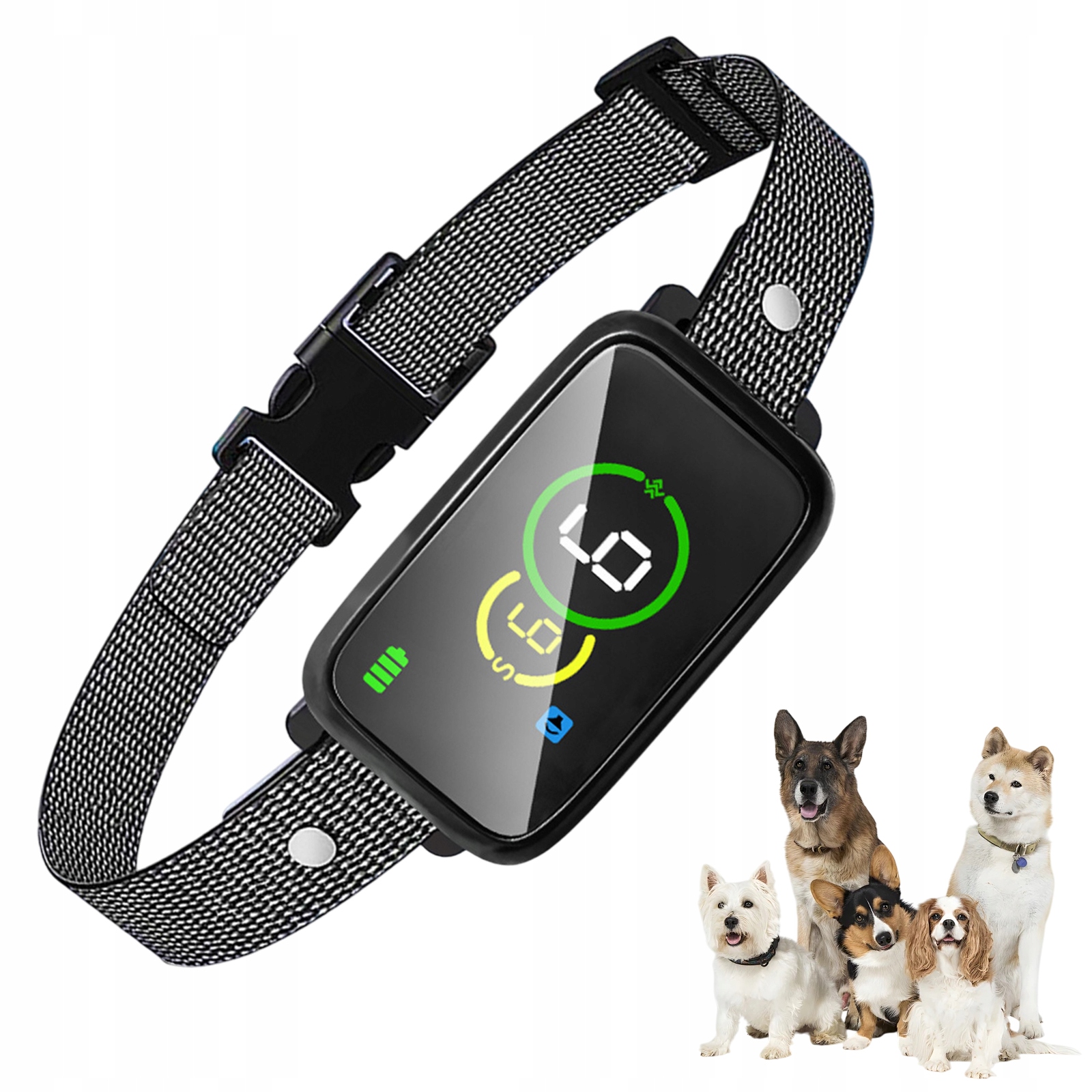 Levně Protištěkací Obojek Smart S Vibračním Nabíjením Pro Psa, Univerzální