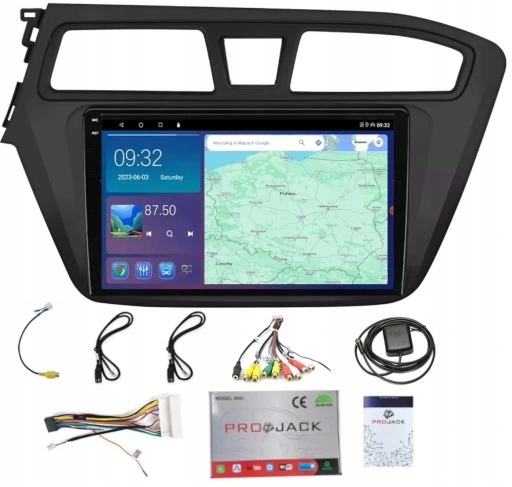 Rádio Navigácia Gps Hyundai I20 2015-2017 Wifi Carplay Bt Usb 4GB 64GB