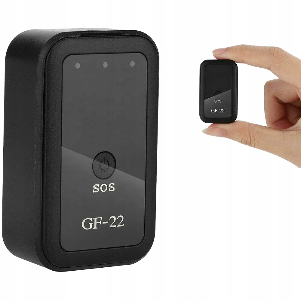 MINI LOKALIZATOR GPS MAGNES PODSŁUCH SOS APP BEZ OPŁAT I ABONAMENTU GF-22