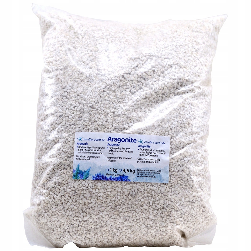 Korálový Zucht Coral Sand Aragonite 4.6 Kg Korálový Písek Pro Akvárium