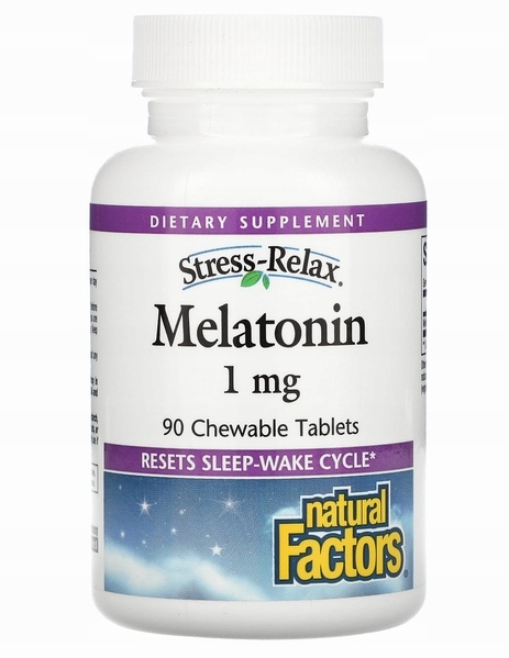 Natures factor Melatonín 1mg 90 tav Bez chémie