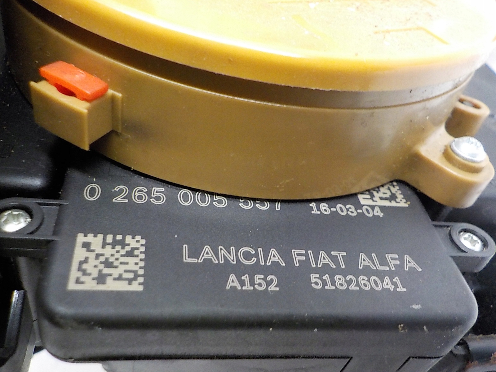 FIAT DOBLO II COMBO steering wheel levers and controls sensor angle steering ring airbag