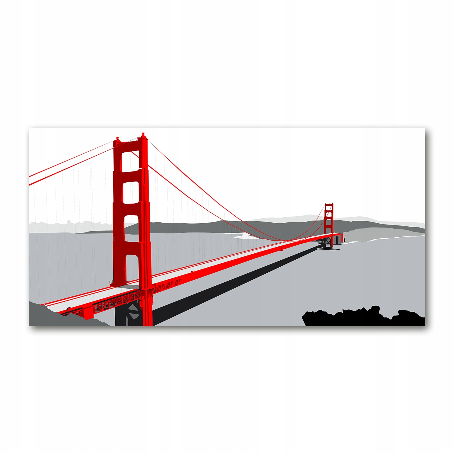 

Foto obraz szkło akryl Most San Francisco 120X60cm