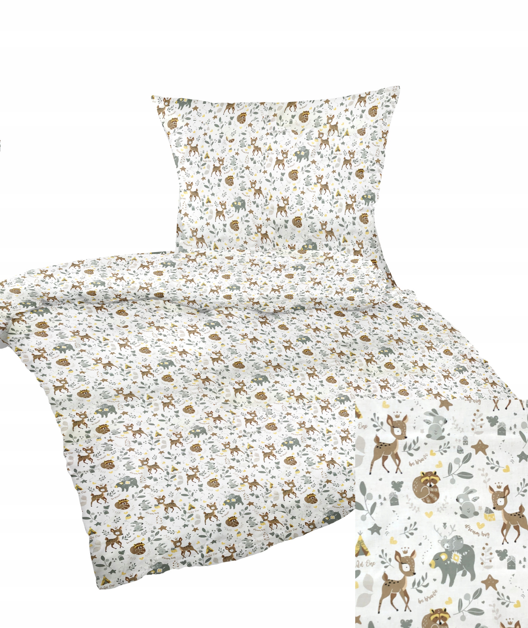 Pościel do łóżeczka 140x100 60x40 bawełna 314miś