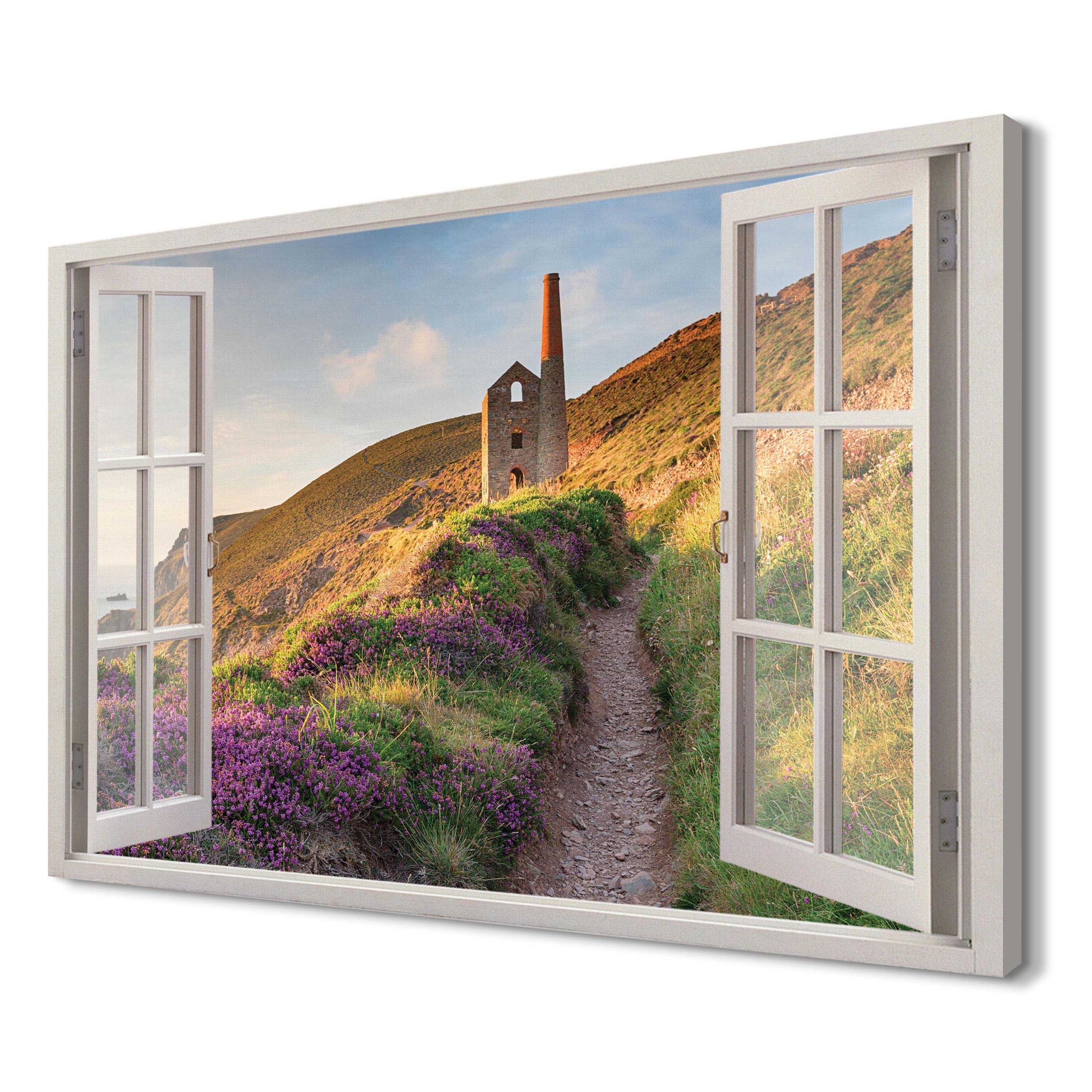

Wybrzeże Kornwalii Fotografia na płótnie 3d 120x80