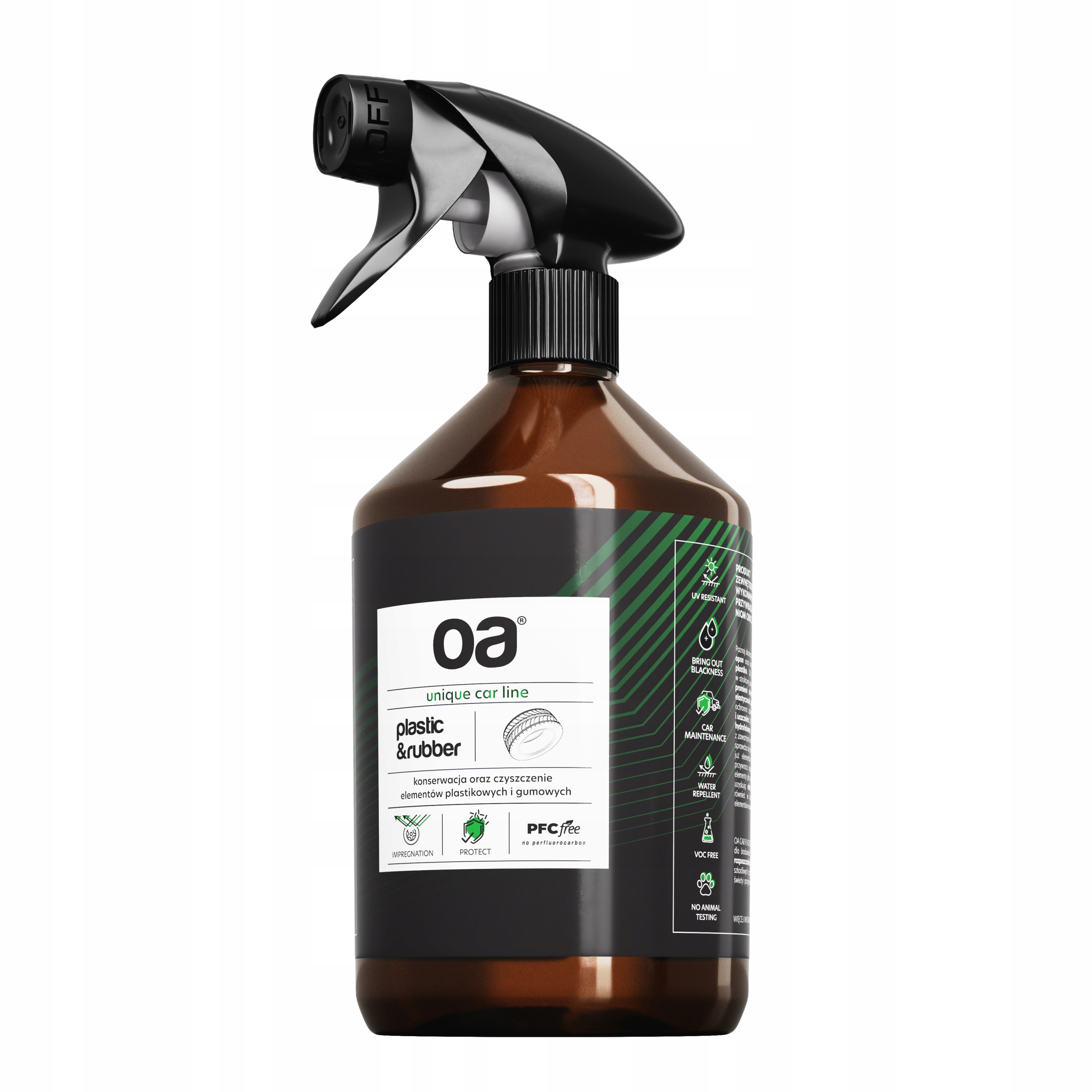 Zestaw Mikrofibra + Impregnat do OPON PLASTIKU GUMY samochodu 500 ml OA EAN (GTIN) 5904441673982