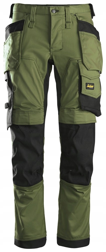 Штани Snickers Stretch All. мішки 6241 ' 54 Green