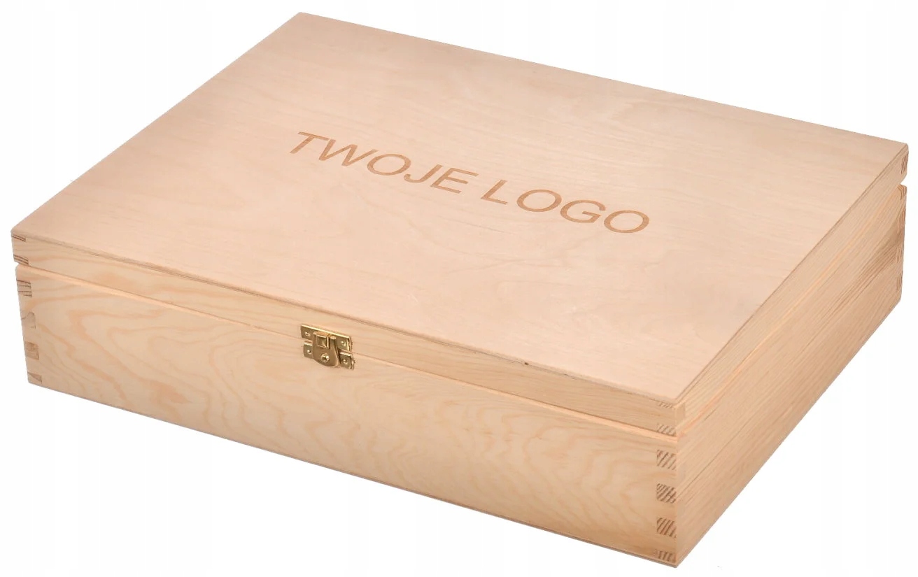 Dřevěná krabička s vaším logem – personalizovaná