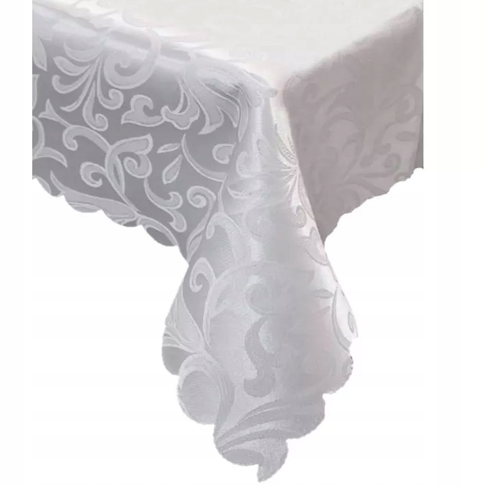 

Obrus Plaoodporny Na Stół 160x350 CM Biały Święta