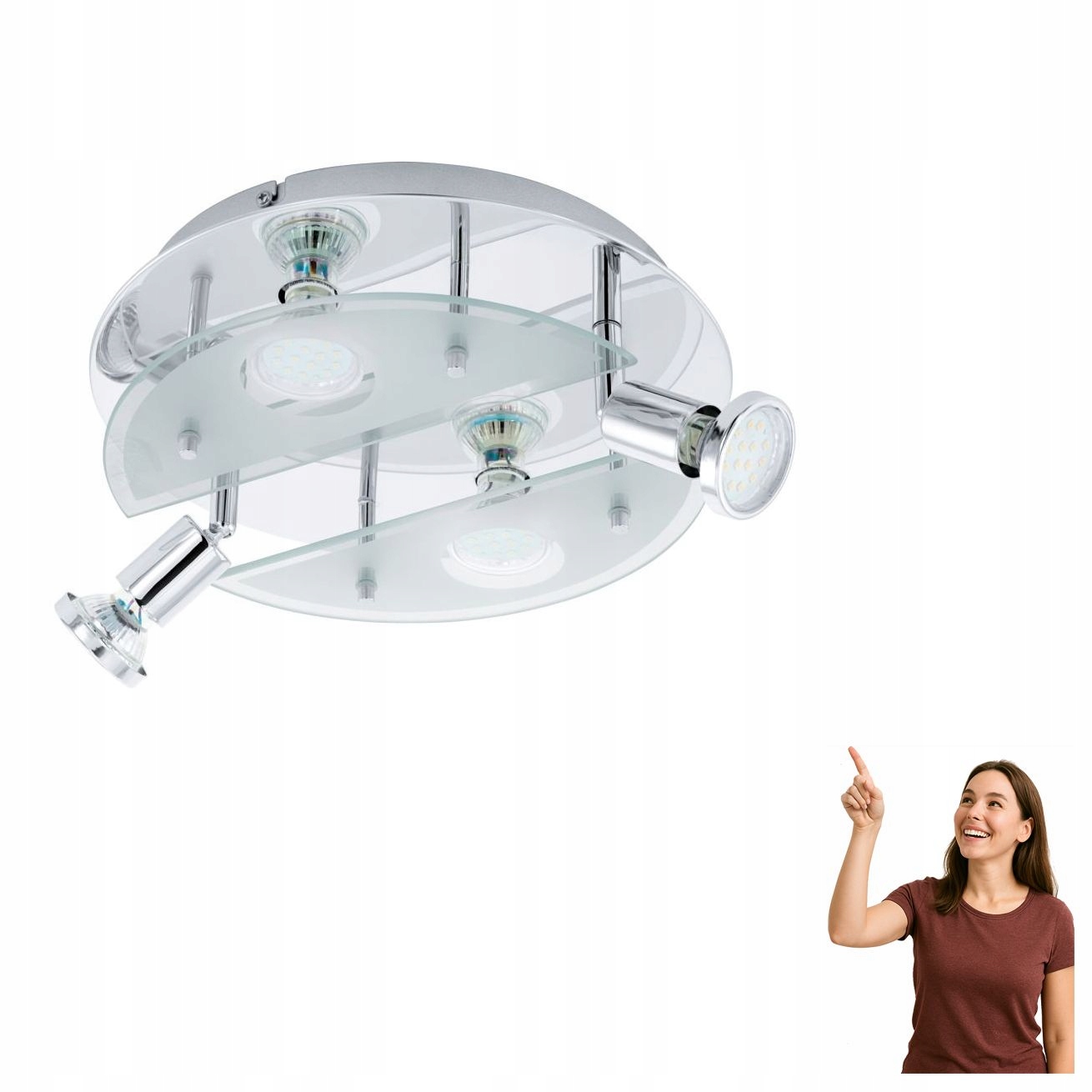 Lampa reflektor spot Cabo 1 93085 Eglo