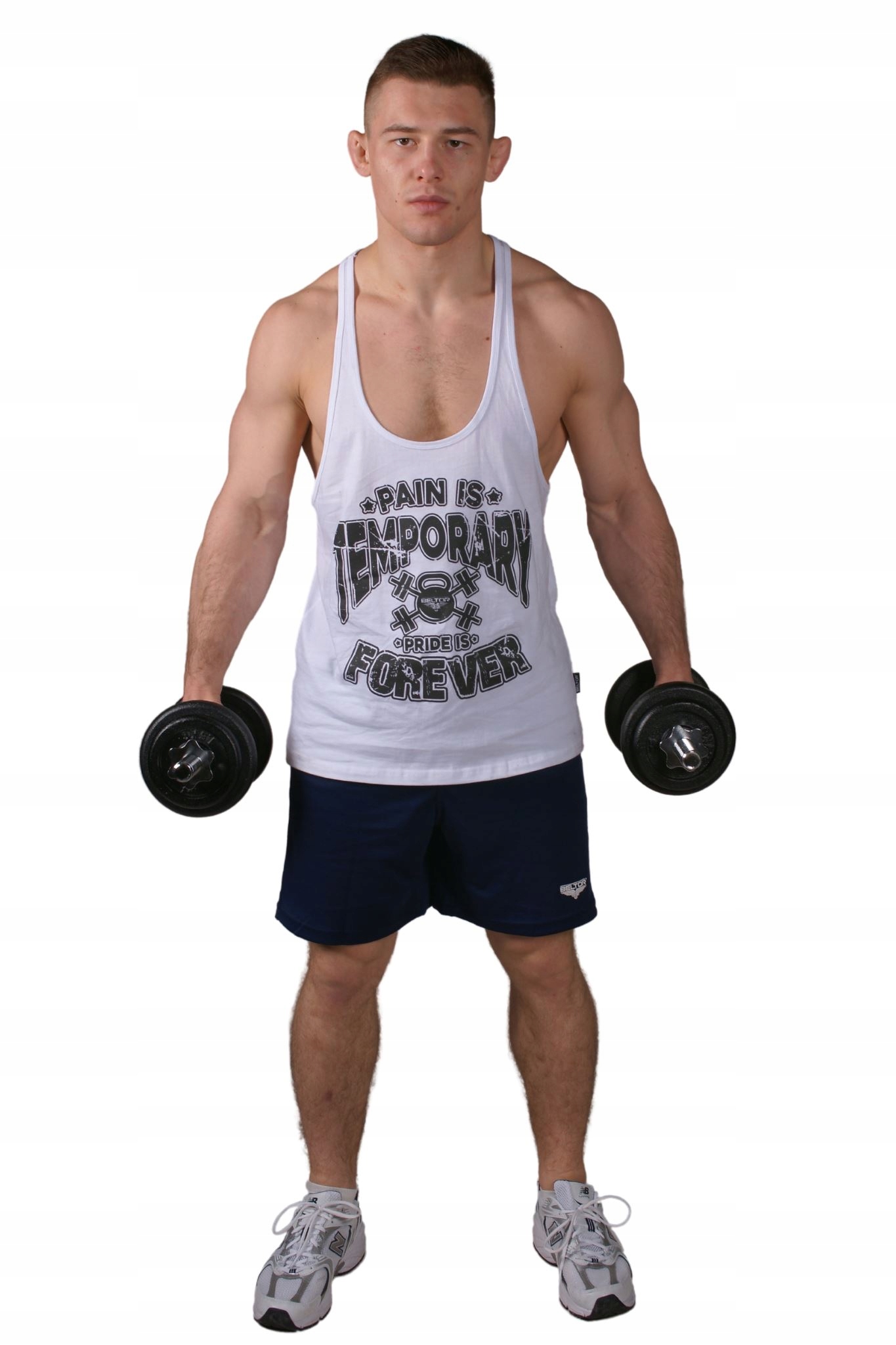 PLATINUM FITNESS HANTLA ŻELIWNA 10kg HANTLE SZTANGA GRYF REGULOWANA Waga 1x 10 kg