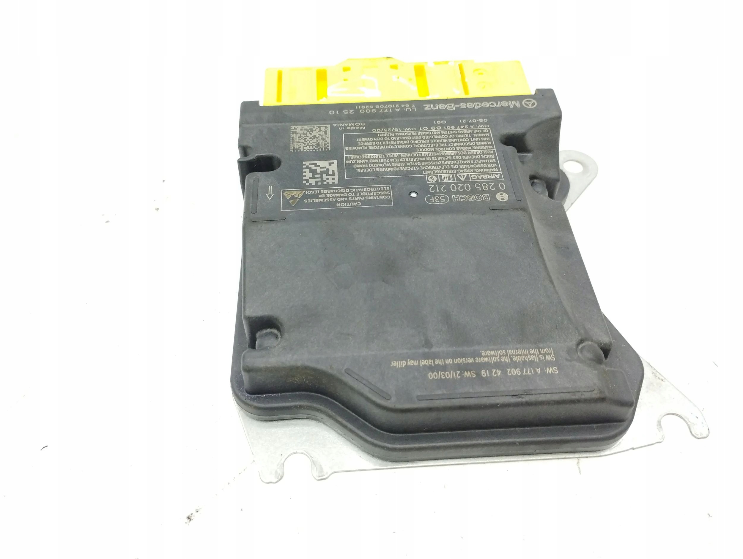 mercedes-benz EQA 2022 БЛОК УПРАВЛЕНИЯ airbag