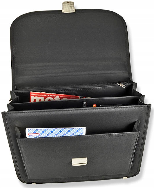 Teczka męska aktówka czarna A4 neseser POLSKA duża Model TeczCod