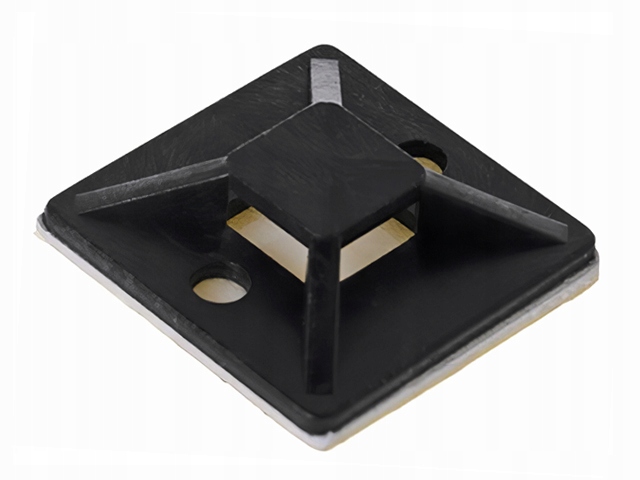 

Uchwyt samoprzylepny 30x30mm opasek czarny 100szt