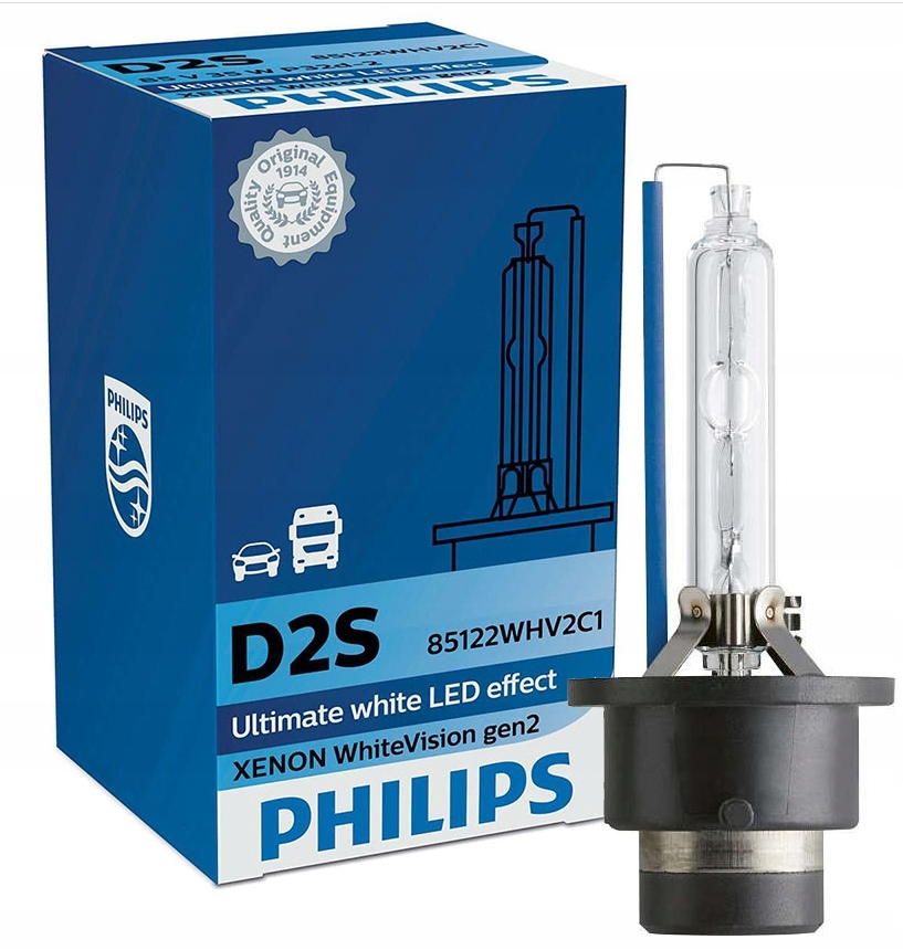 

Żarnik Philips D2S White Vision GEN2 Xenon +120%
