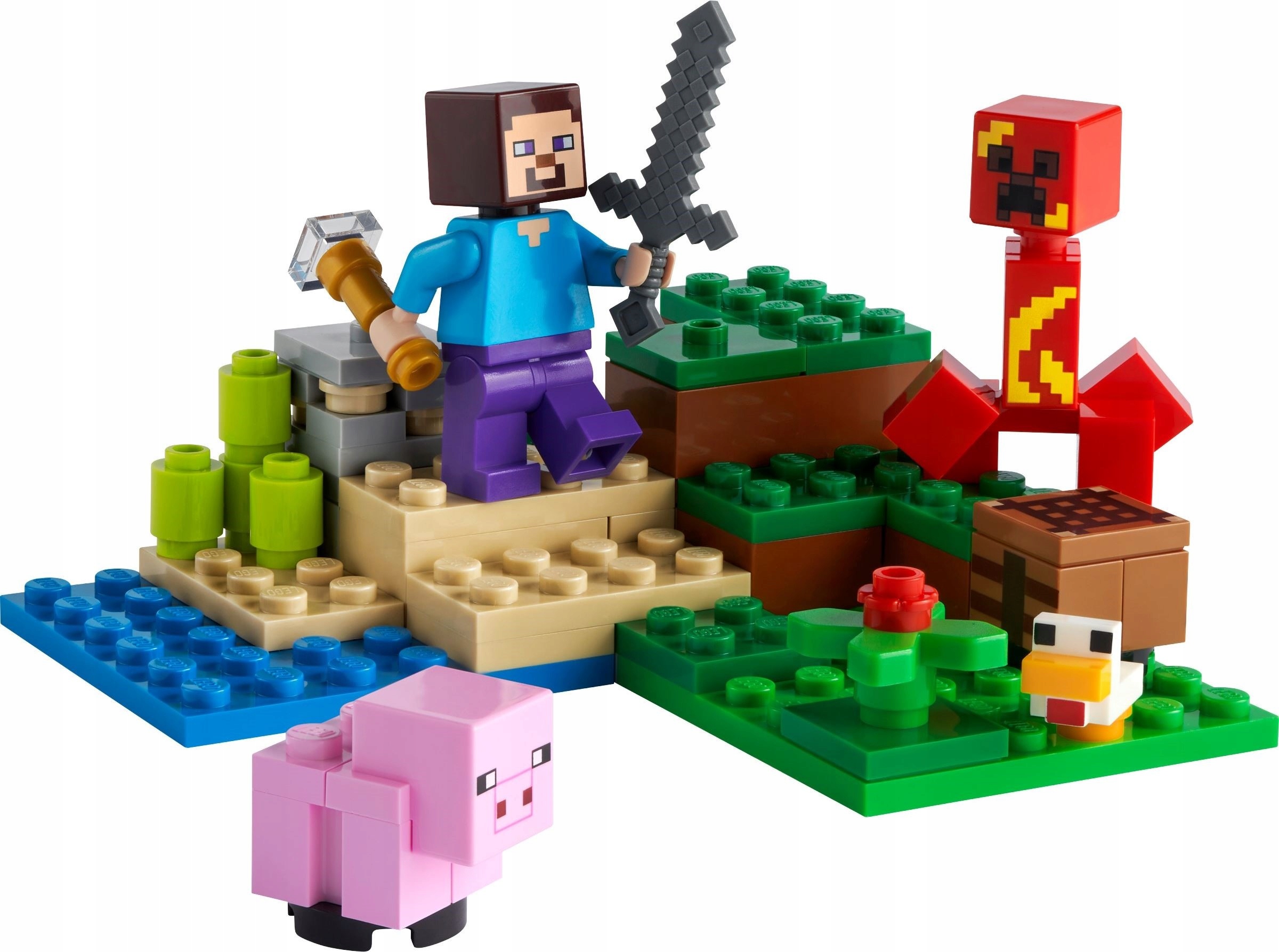 LEGO MINECRAFT ZASADZKA CREEPERA 21177 Numer produktu 21177