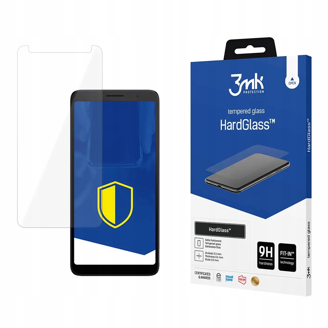 Szkło hartowane 3mk HardGlass na Tcl 501 3mk Protection