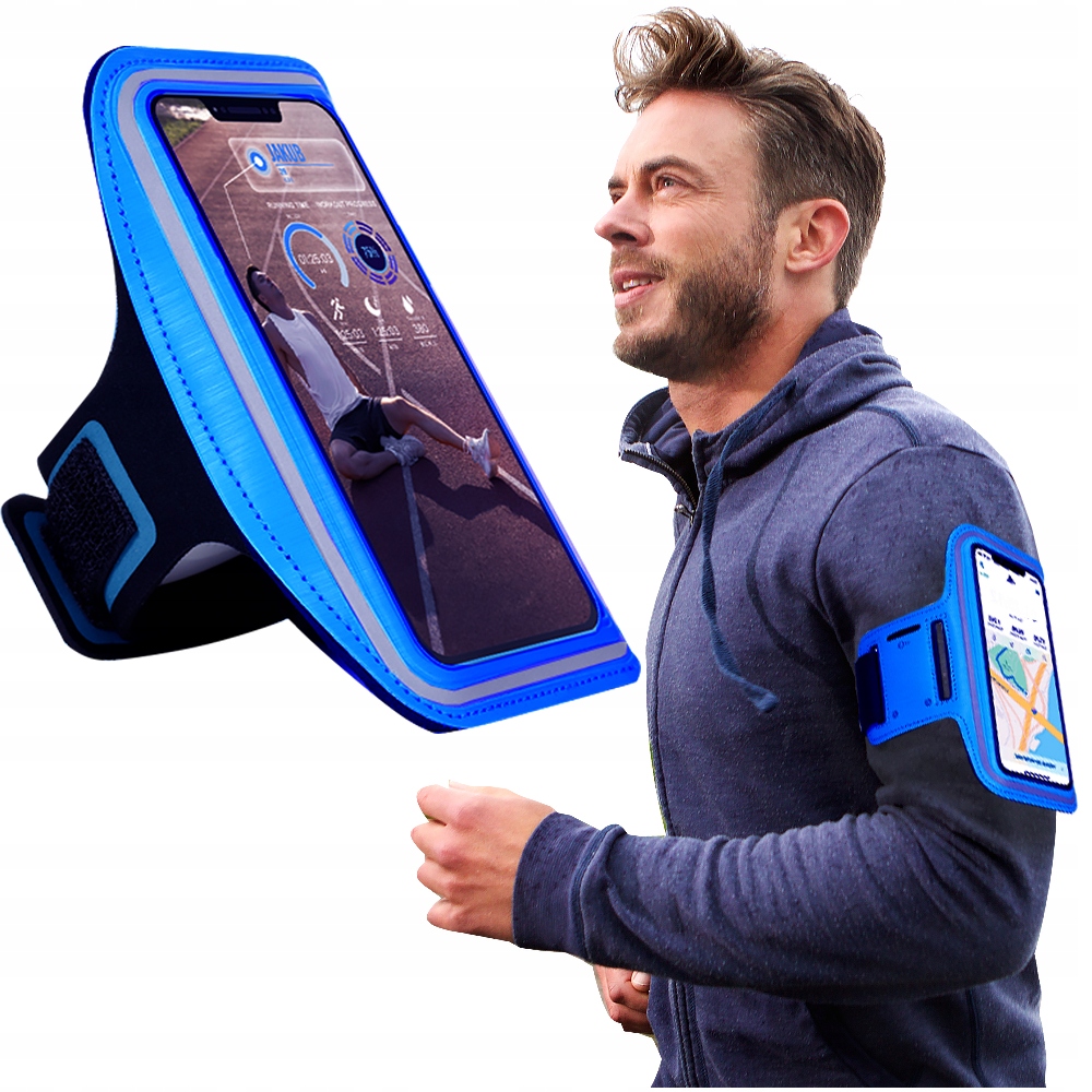 Sportowe etui na ramię do biegania na telefon