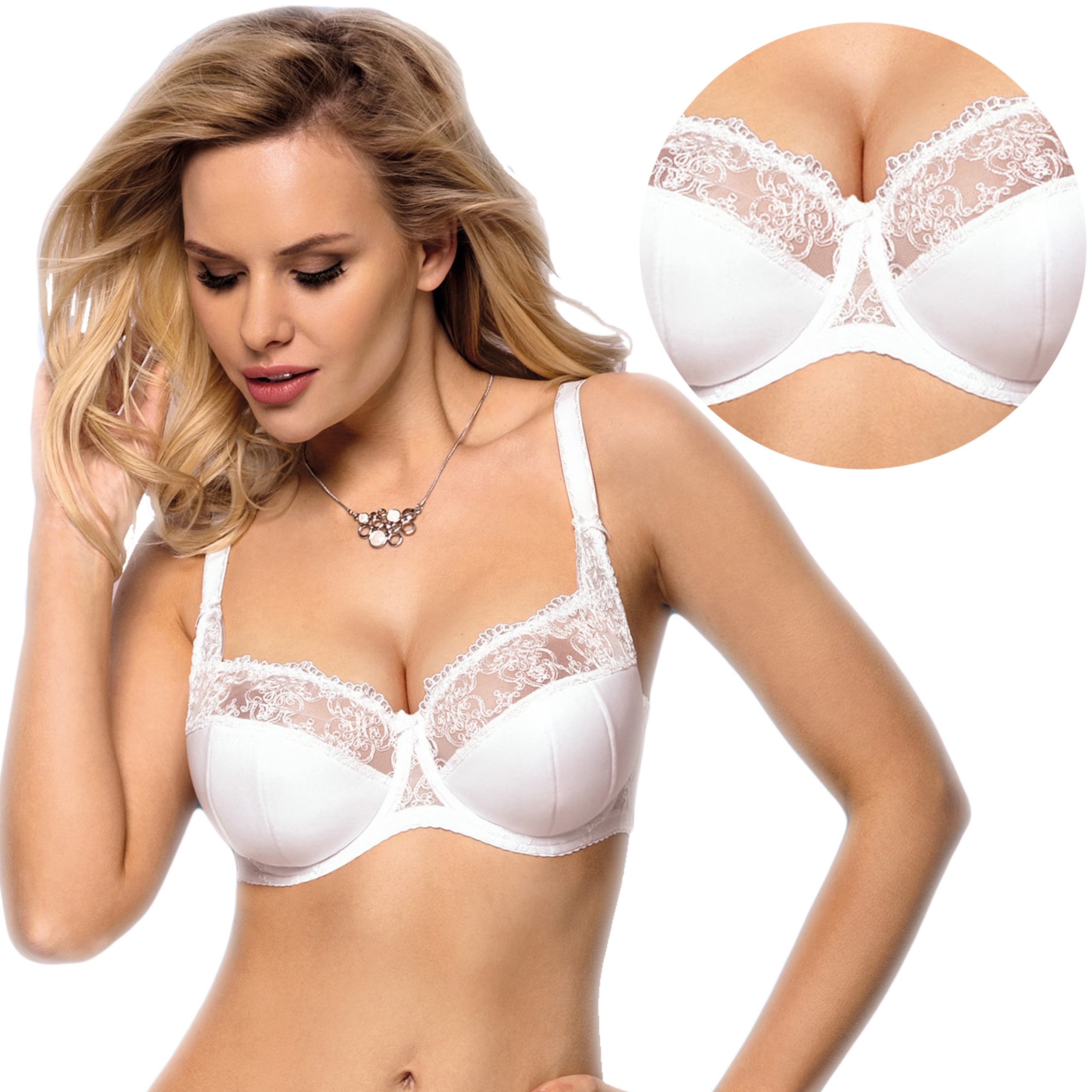 

Vena VB-355 semisoft biustonosz Maxi, biały, 90E