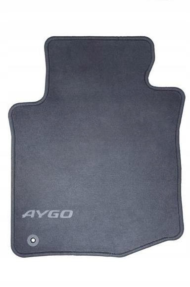 Toyota Aygo Originálne velúrové koberčeky komplet PZ410-90350-FA Oe