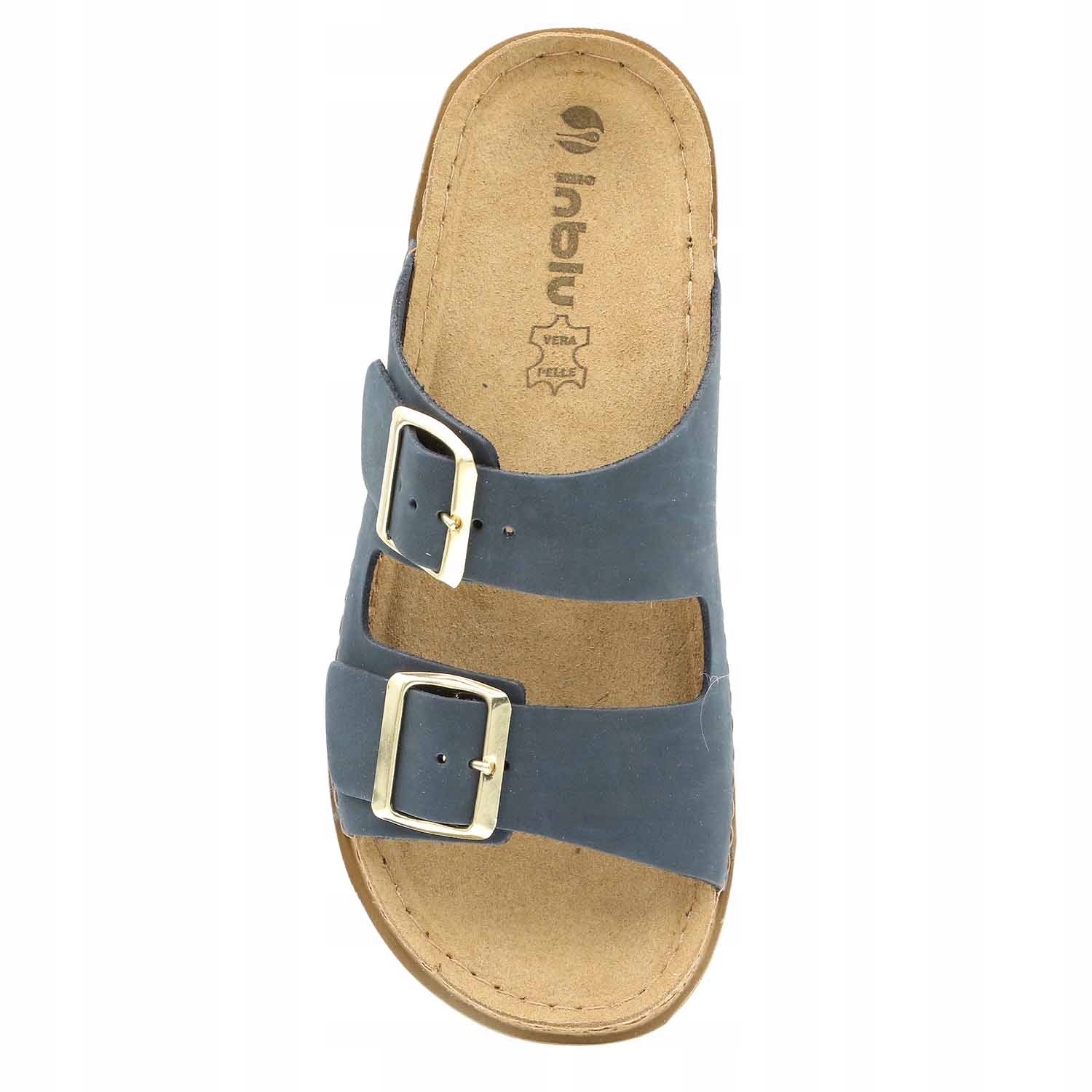 KLAPKI DAMSKIE INBLU SKÓRA AA67 MEDYCZNE WYGODNE WKŁADKA SKÓRA LATO 38 Model AA-67