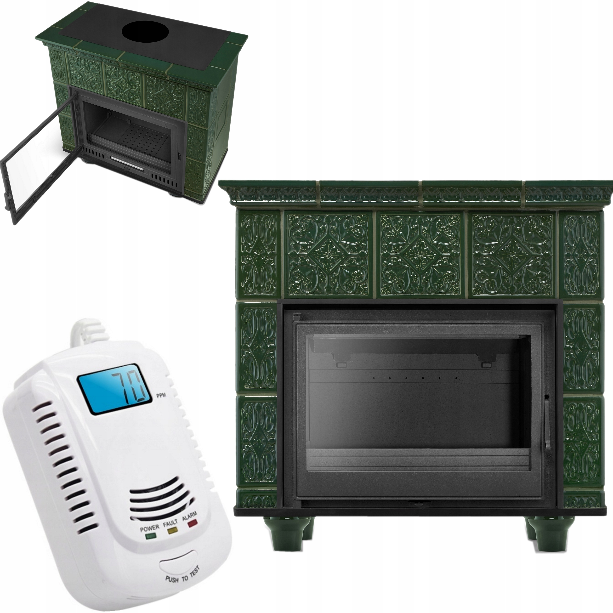 Kamna krbová kamna koza kachlová keramická krbová skříň 13 kW Froggy