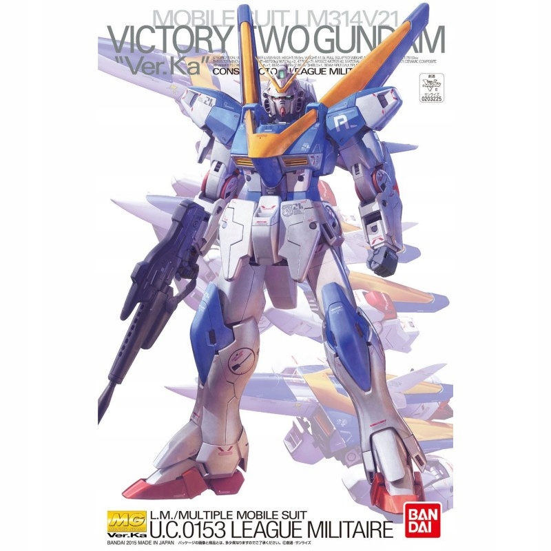 Bandai – Model Gundam Gunpla 1/100 Victory Two Gundam Ver. Ka 0483