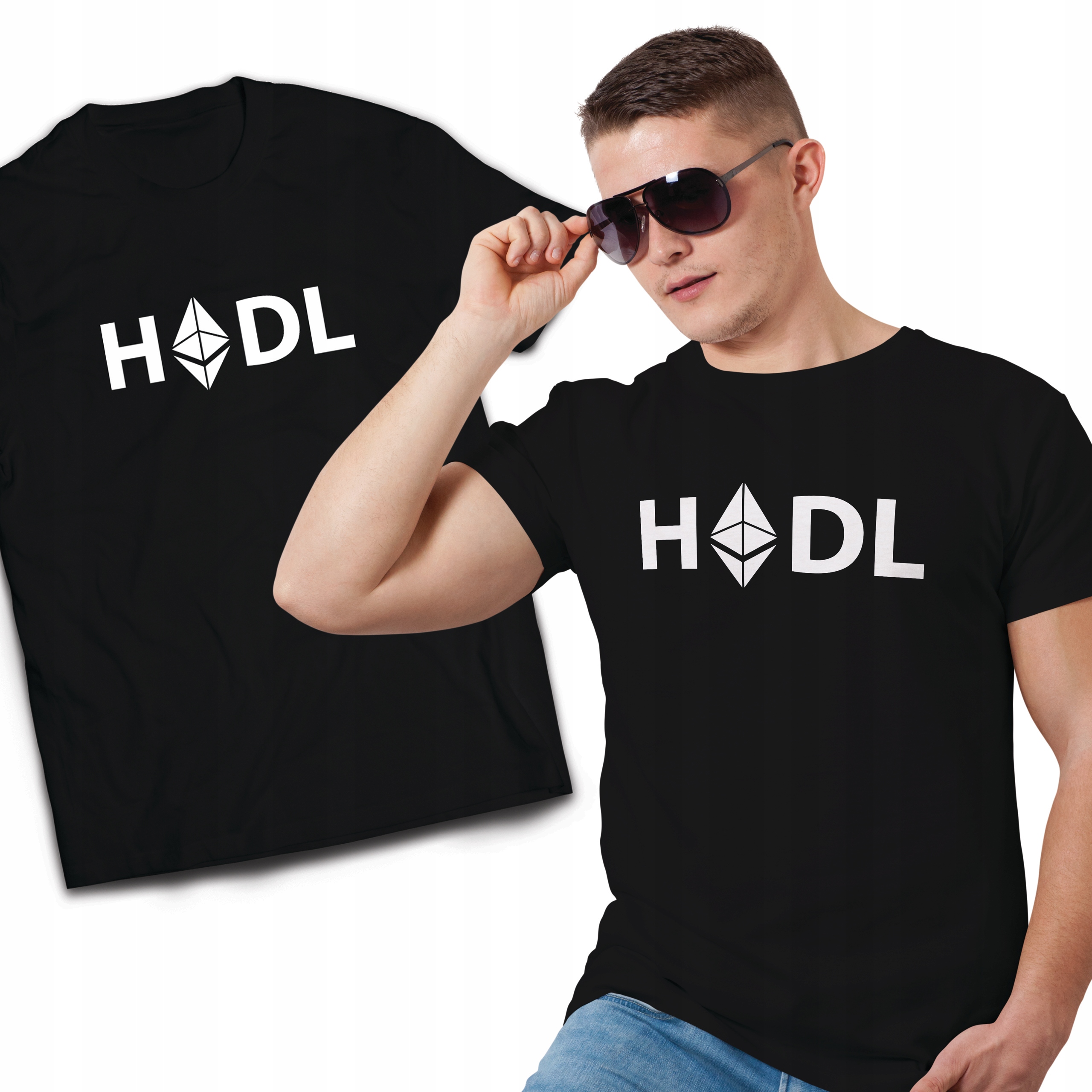 

Koszulka Kryptowaluty Eth Hodl Crypto roz XL