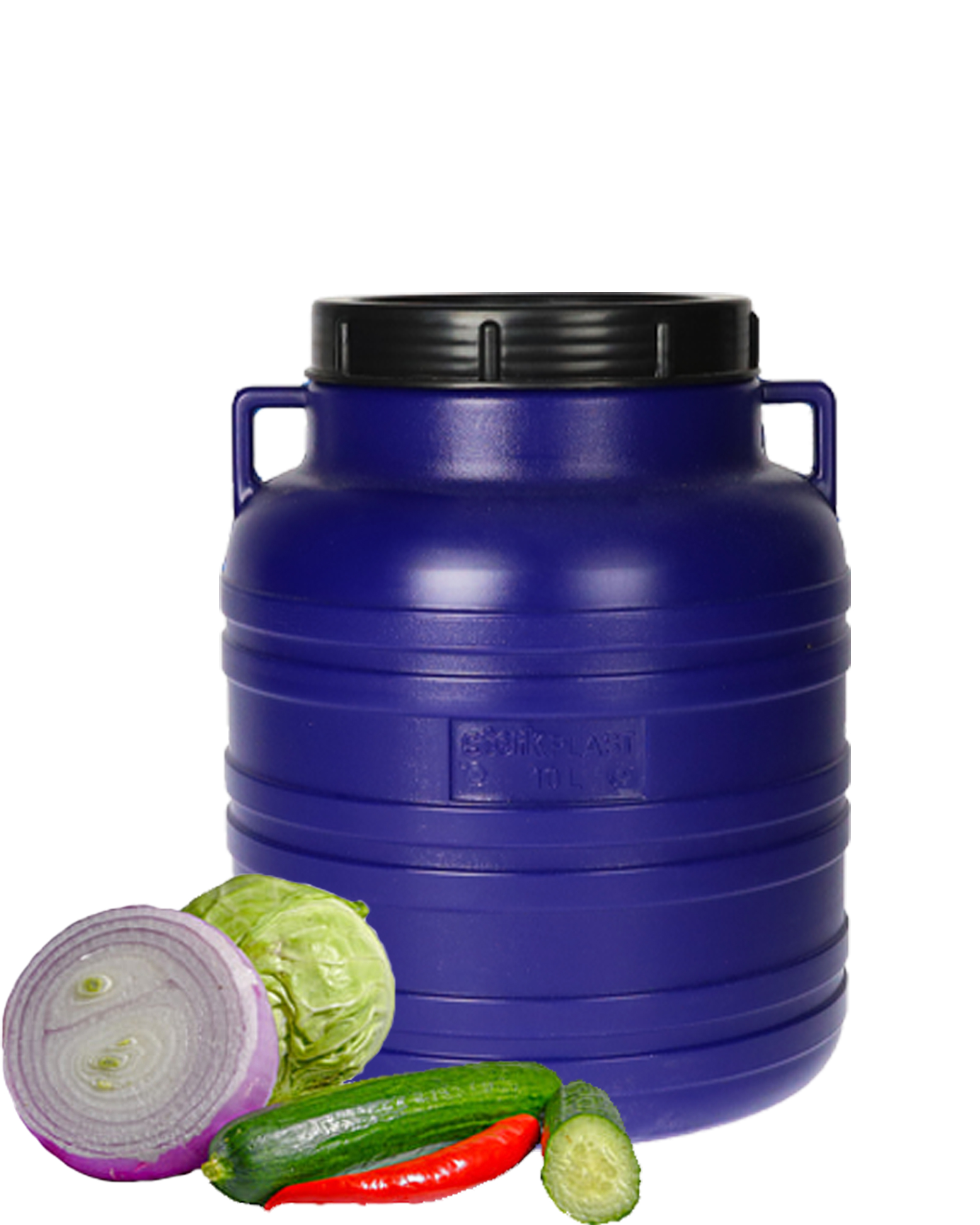 

Beczka Plastikowa 10 L Do Kiszenia Uchwyty Atest