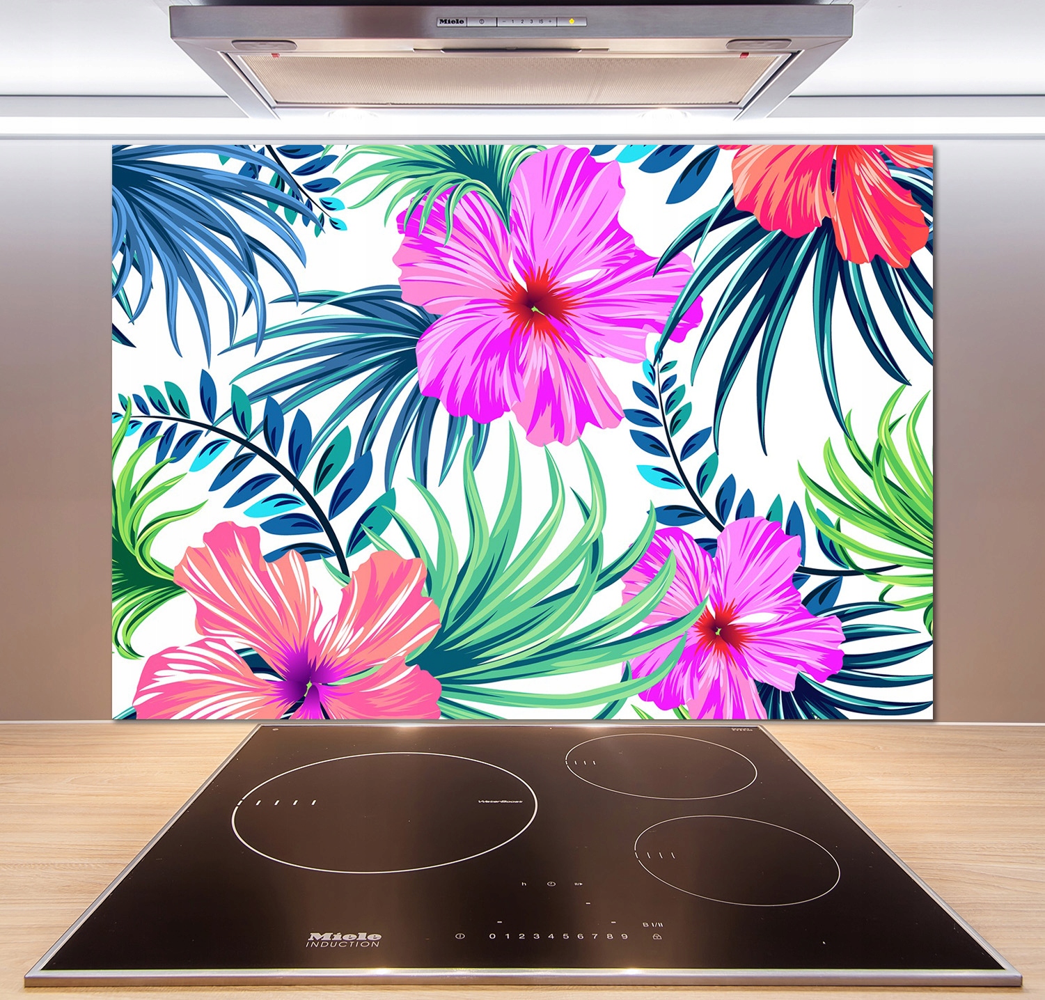

Panel do kuchni Hawajskie kwiaty 100x70 cm + Klej