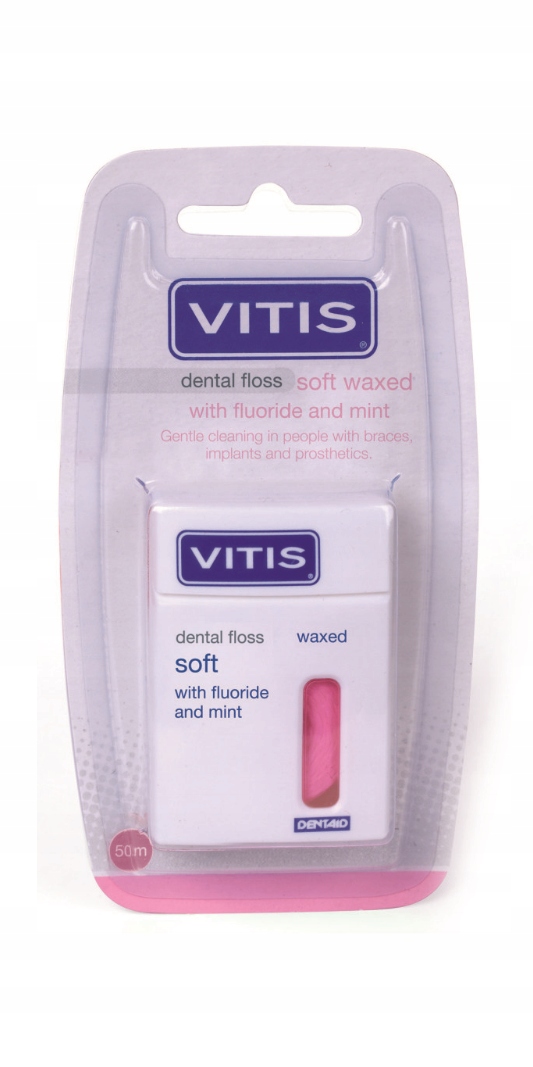 

Dentaid Vitis Dental Floss delikatna, pęczniejąc