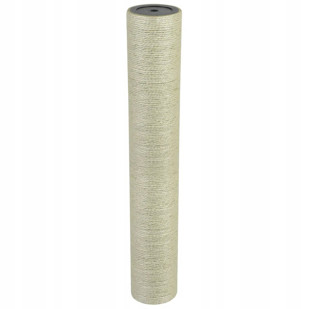 Nástěnný škrabák pro kočky, sisalový provázek, 50 cm, béžový
