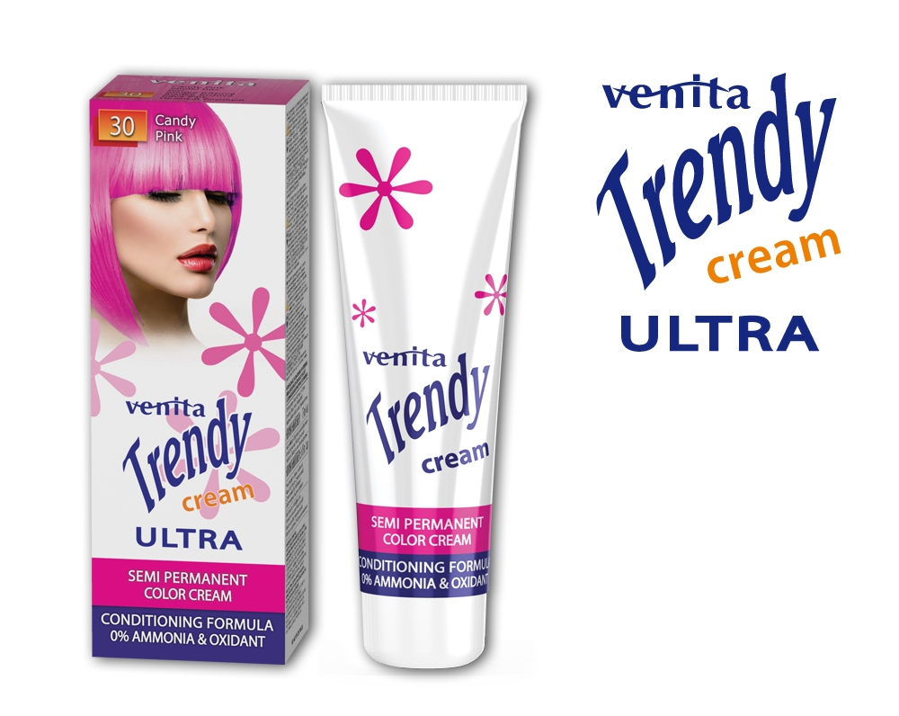 

Venita Trendy Cream 30 Słodki róż 75 ml
